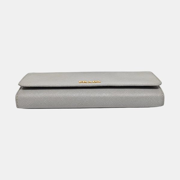 Leather Wallet Gray