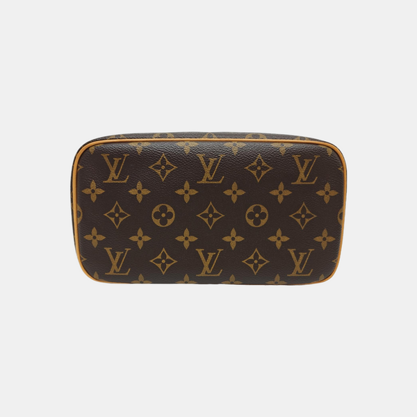 NICE BB Monogram Coated Canvas Brown