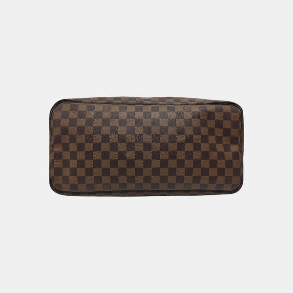 NEVERFULL GM Damier Ebene Coated Canvas Brown