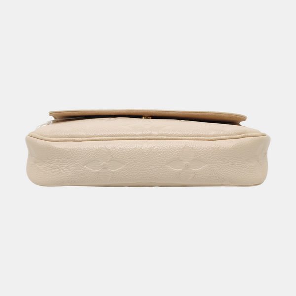 IVY Monogram Calfskin Beige