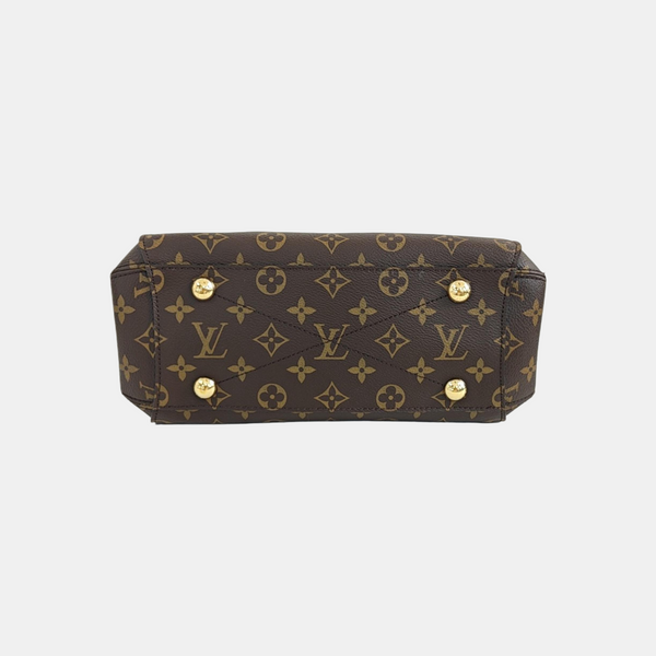 MONTAIGNE Monogram Coated Canvas Brown