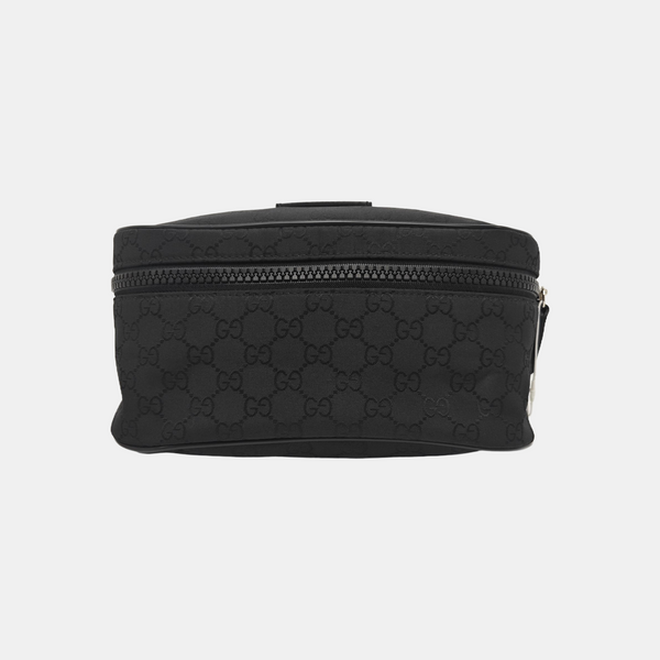 Monogram Canvas Shoulder Bag Black
