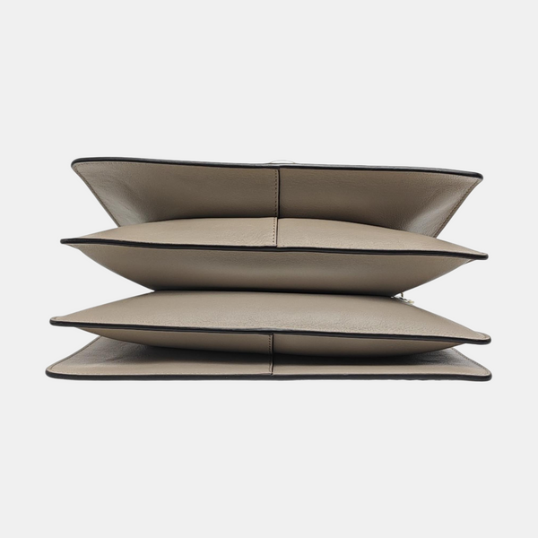 Faye Medium Calfskin Gray