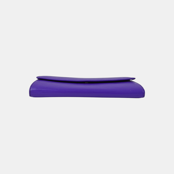 PORTE MONNAIE Epi Purple Wallet