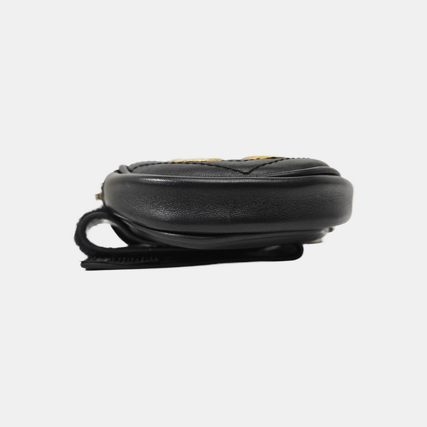 GG Marmont Mini Quilted Calfskin Black