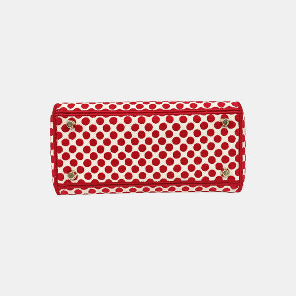 Lady D-Lite Medium Canvas Red