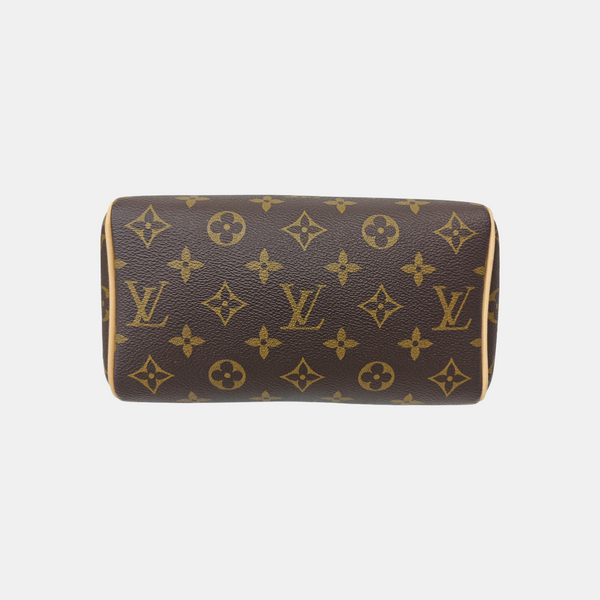 SPEEDY 20 Monogram Coated Canvas Brown