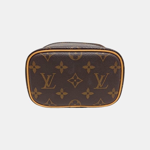 NICE Super Mini Monogram Coated Canvas Brown