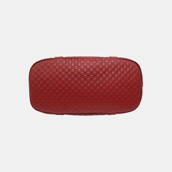 Microguccissima Monogram Calfskin Red