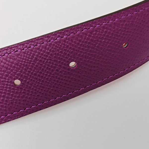 Leather Belt Purple