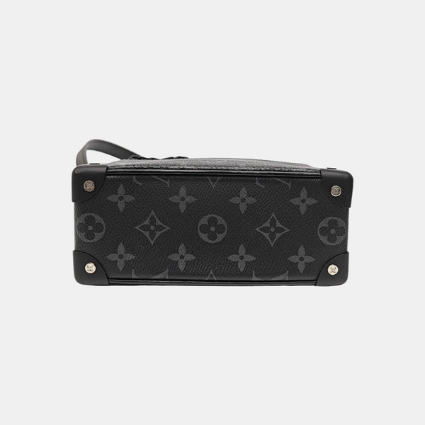 SOFT TRUNK Mini Monogram Coated Canvas Black