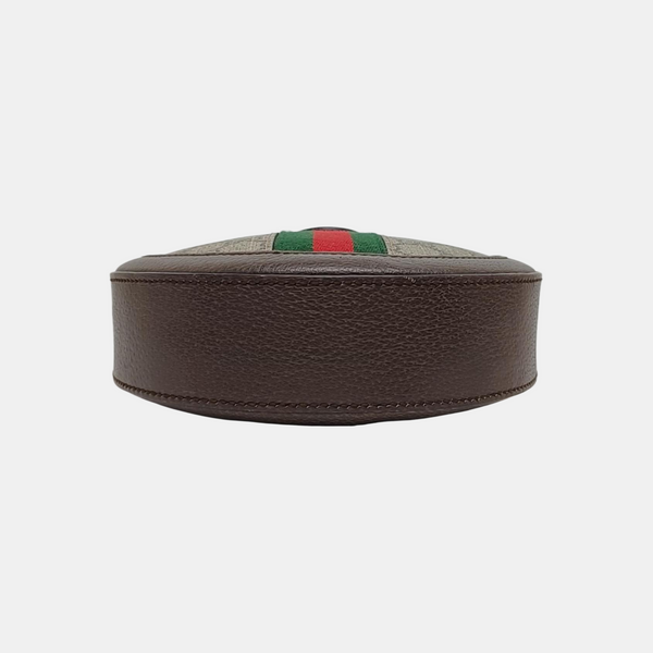 Ophidia Mini Monogram Lona Revestida Beige
