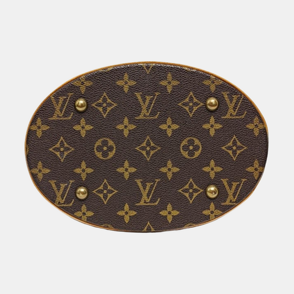 BUCKET PM Monogram Coated Canvas Brown