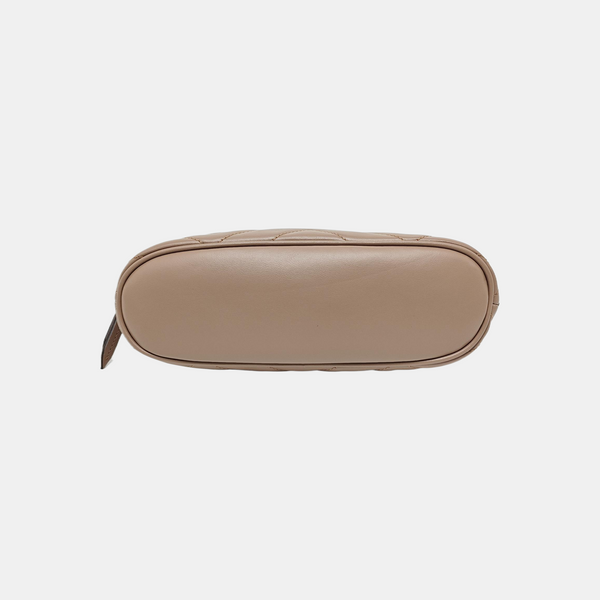 GG Marmont Large Quilted Calfskin Beige