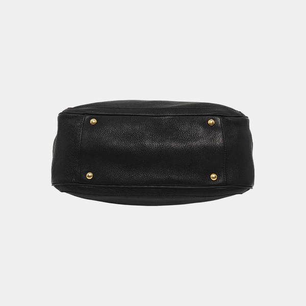 Betulla Medium Calfskin Black