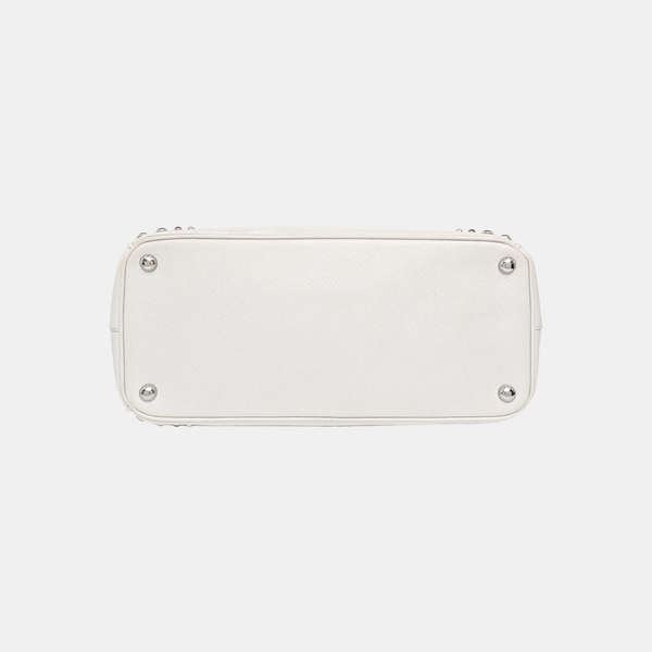 Galleria Extra Large Saffiano Calfskin White