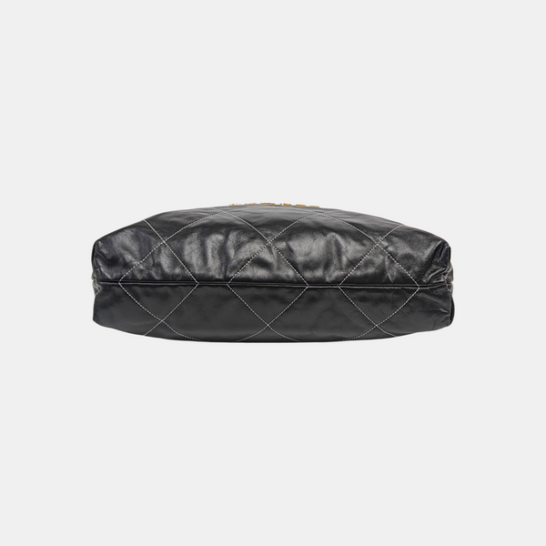 CHANEL 22 Small Quilted Calfskin Black