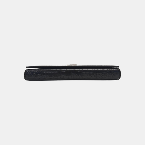 Calfskin Shoulder Bag Black