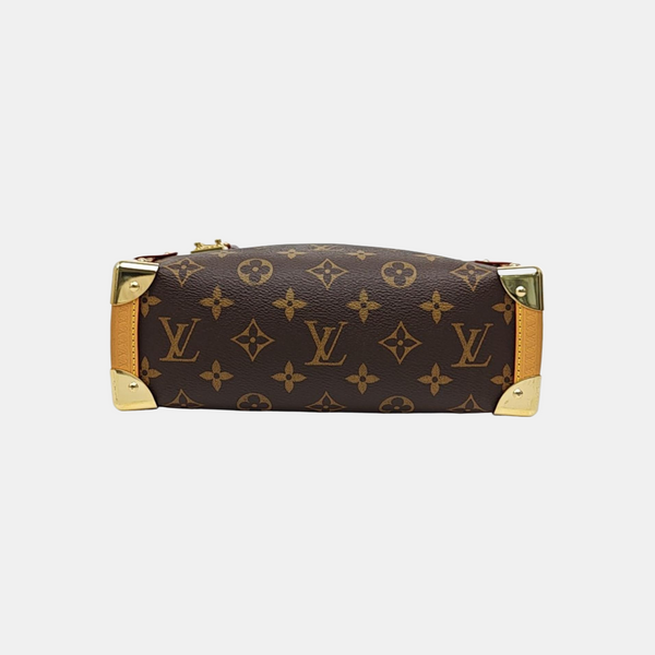 SIDE TRUNK MM Monogram Coated Canvas Brown