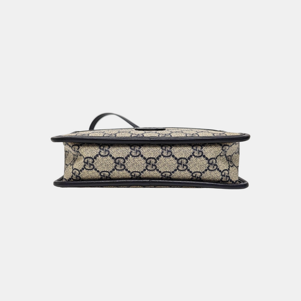 GG Supreme Mini Monogram Coated Canvas Beige