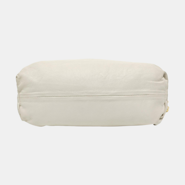 The Pouch Mini Calfskin White