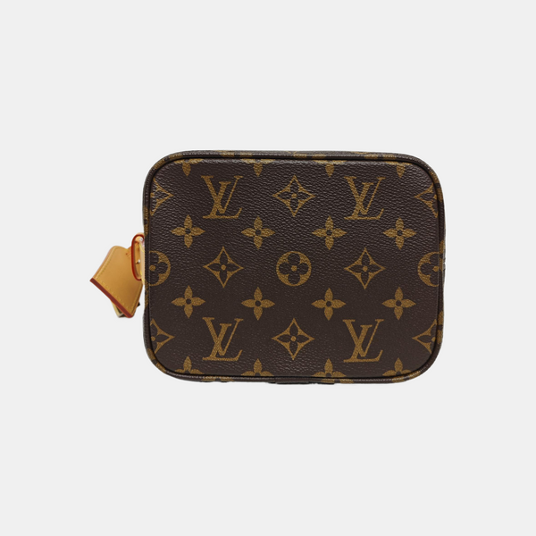 ALL IN Monogram Coated Canvas Brown