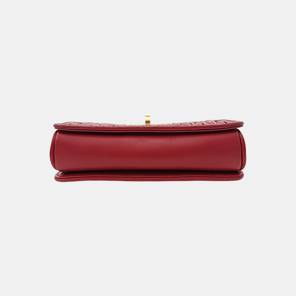 Crystal Quilted Lambskin Red
