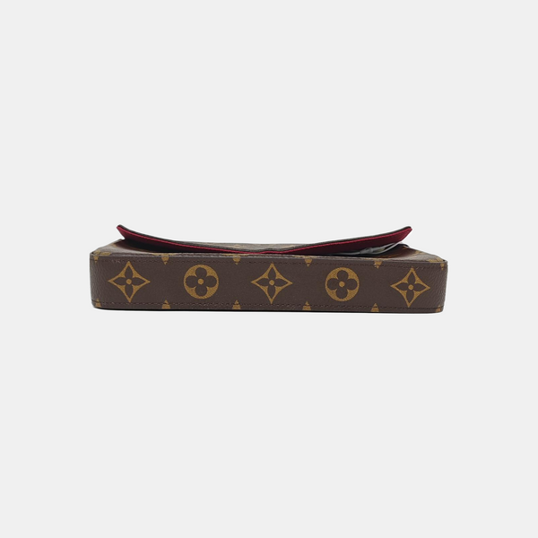 FÉLICIE Monogram Coated Canvas Brown