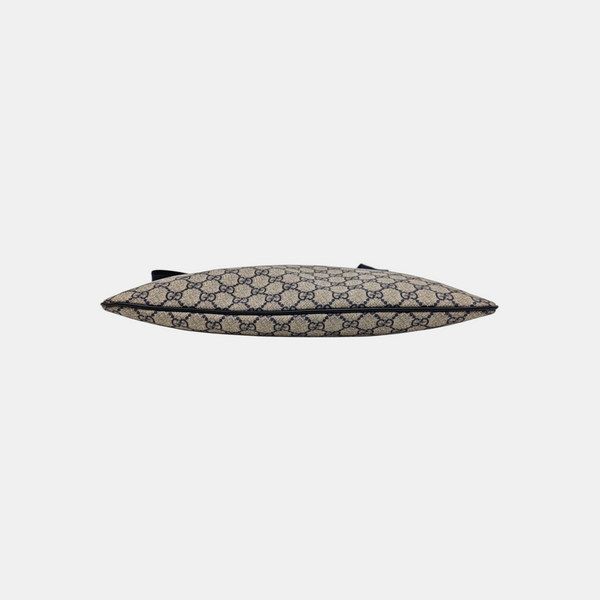 Monogram Coated Canvas Shoulder Bag Gray
