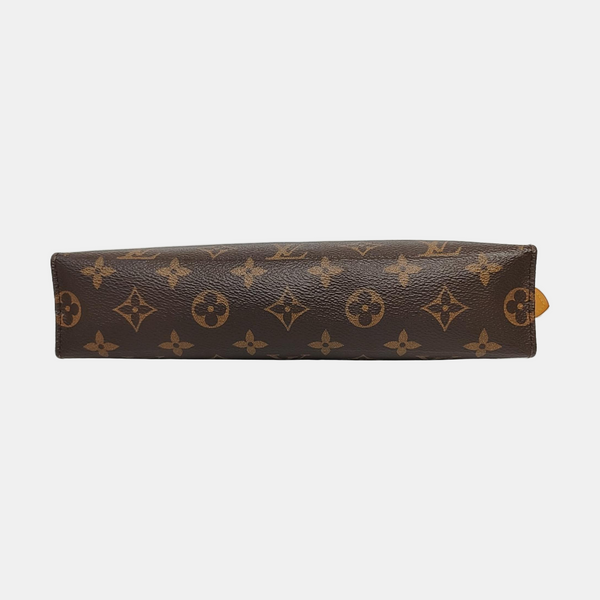 TOILET POCKET 26 Monogram Coated Canvas Brown