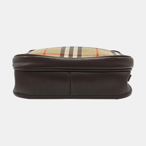 Canvas Crossbody Bag Brown