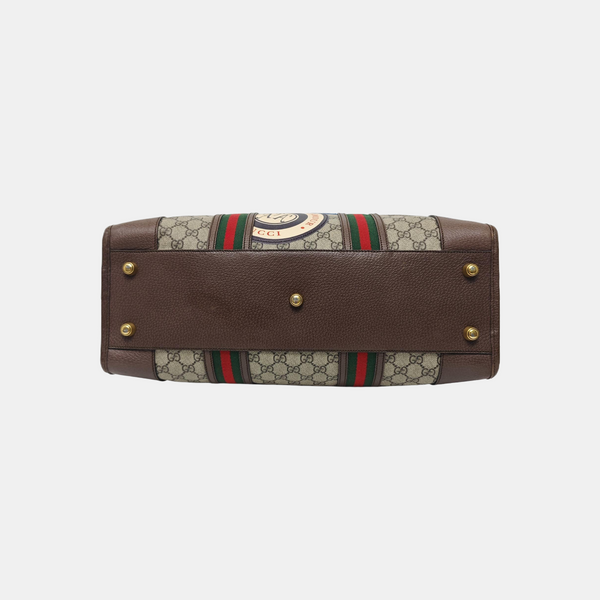 Courrier Monogram Coated Canvas Beige