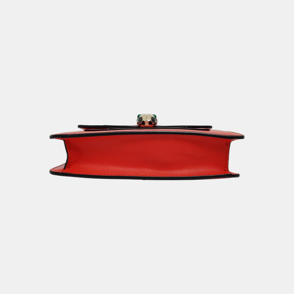 SERPENTI FOREVER Small Calfskin Red