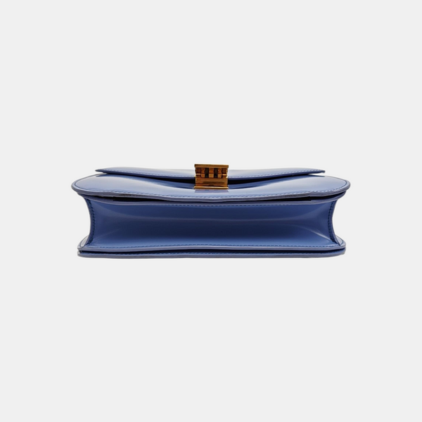 CLASSIC BOX Medium Calfskin Blue