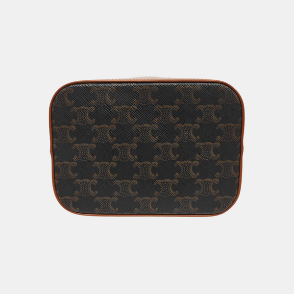 TRIOMPHE CANVAS Small Coated Canvas Brown