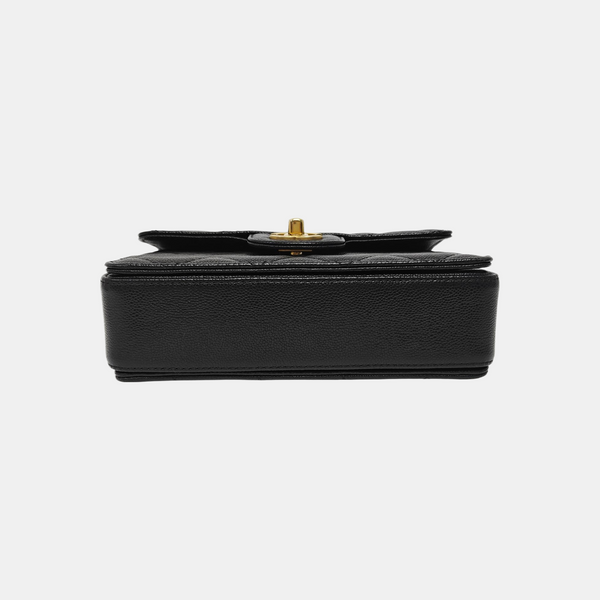 24A Mini Quilted Calfskin Black