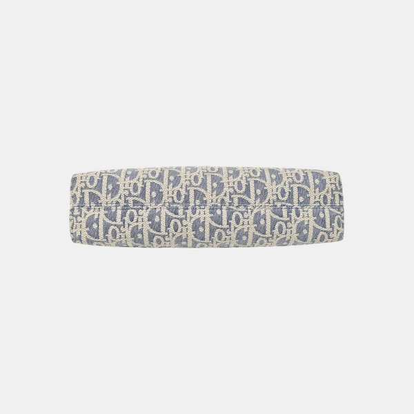 30 Montaigne Mini Oblique Canvas Blue