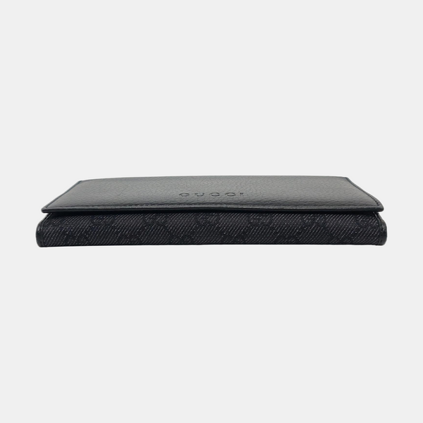 Swing Monogram Calfskin Black Wallet