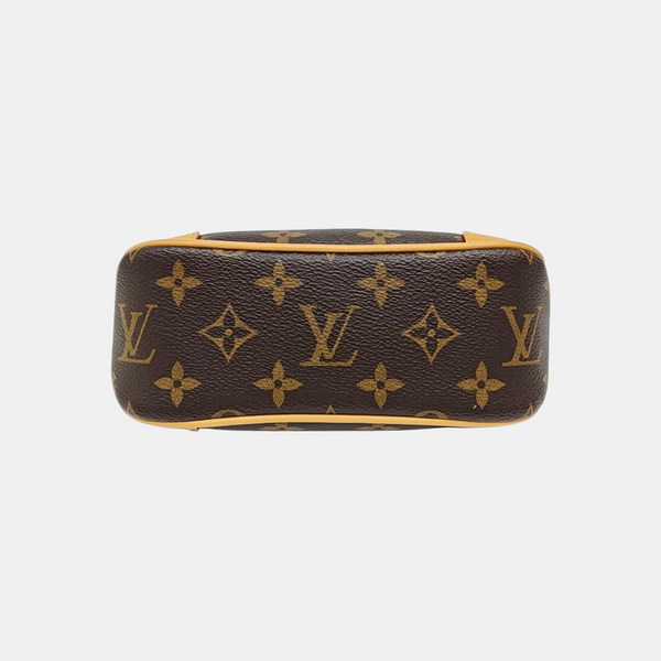 BOULOGNE Nano Monogram Coated Canvas Brown