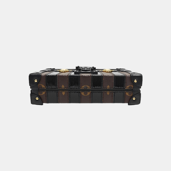 PETITE MALLE Monogram Coated Canvas Brown