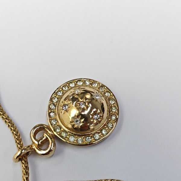 Petit CD Metal Gold Necklace