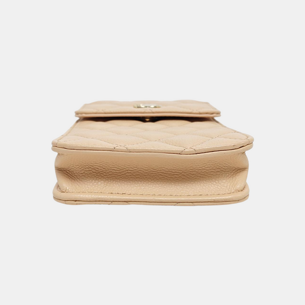 Quilted Grained Calfskin Pink