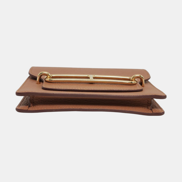 Roulis Slim Chèvre Mysore Brown Wallet