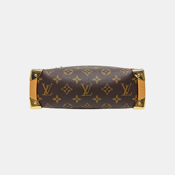 SIDE TRUNK MM Monogram Coated Canvas Brown