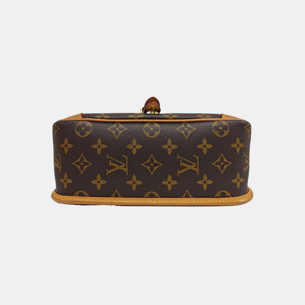 DIANE Monogram Coated Canvas Brown