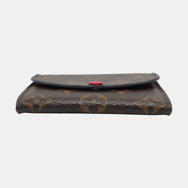 ROSALIE Monogram Coated Canvas Brown Wallet