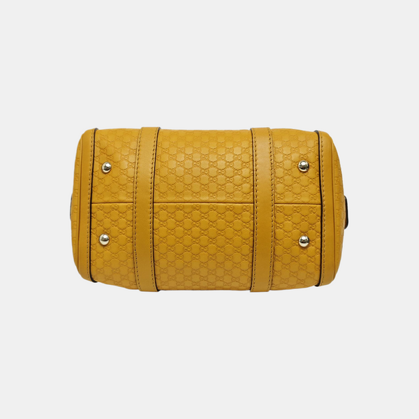 Microguccissima Monogram Calfskin Yellow