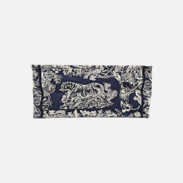 Book Tote Medium Fabric Blue