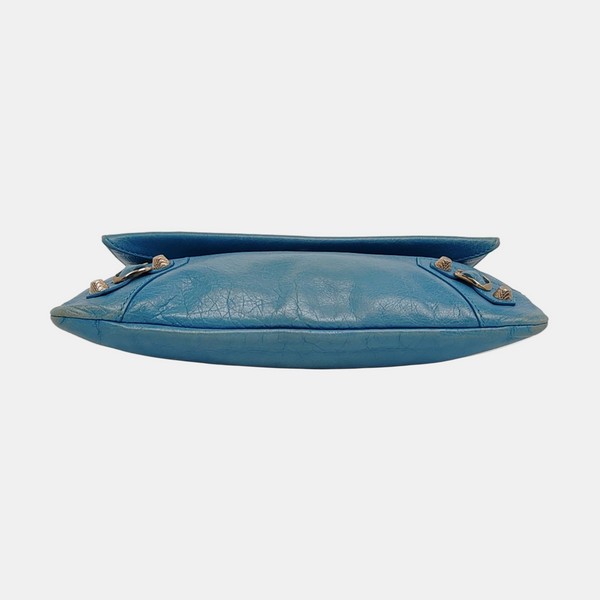 Authenticated pre-owned Classic City Lambskin Blue - Clutch at Looply