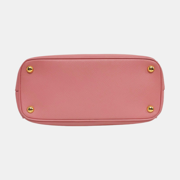 Galleria Small Saffiano Calfskin Pink